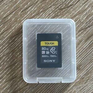 Sony TOUGH CFexpress Type A Memory Card - Black with Yellow Label